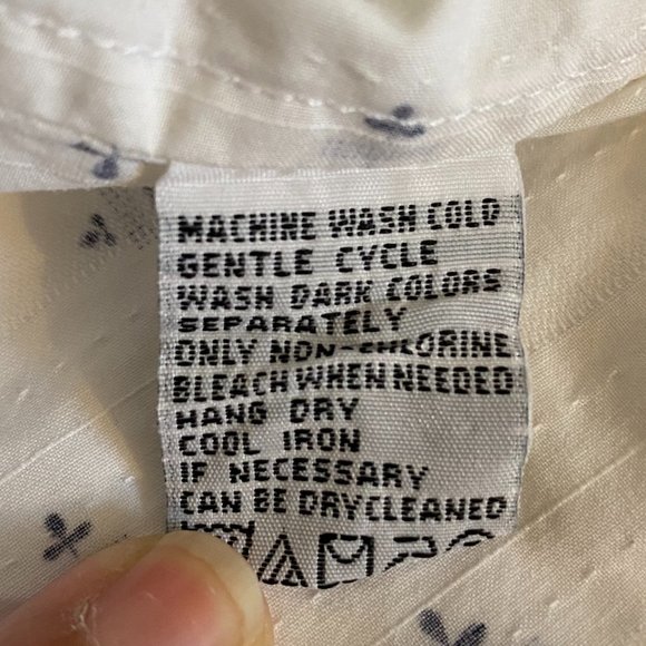 TOMMY BAHAMA Men's 100% Cotton Button Down Long-sleeved Shirt Size Medium - Picture 8 of 9